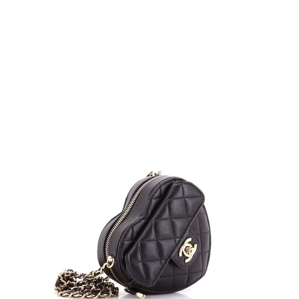 Chanel Cc In Love Heart Clutch With #241266C43B - Picture 3 of 7